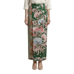 Peacock Premium Cotton Batik Sarong - Emerald Garden