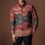 Men Classic Batik Long Sleeve Shirt